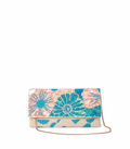 Garden Bloom Foldover Clutch – Beaded Turquoise | Maummi - Maummi