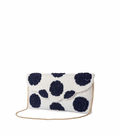 Indigo Petal Envelope Clutch – Beaded Blue | Maummi - Maummi