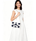 Indigo Petal Envelope Clutch – Beaded Blue | Maummi - Maummi
