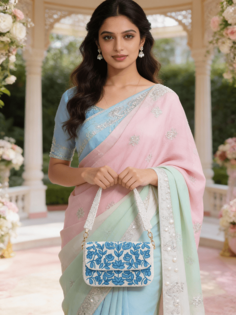 Neelkamal Beaded Shoulder Bag | Maummi - Maummi