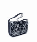 Paisley Baguette – Beaded Dark Blue Shoulder Bag | Maummi - Maummi