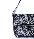 Paisley Baguette Beaded Monochrome Shoulder Bag | Maummi - Maummi